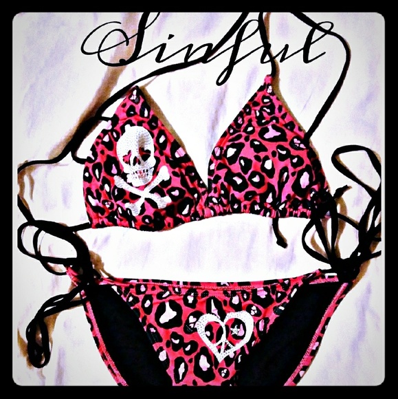 affliction bikini swimwear